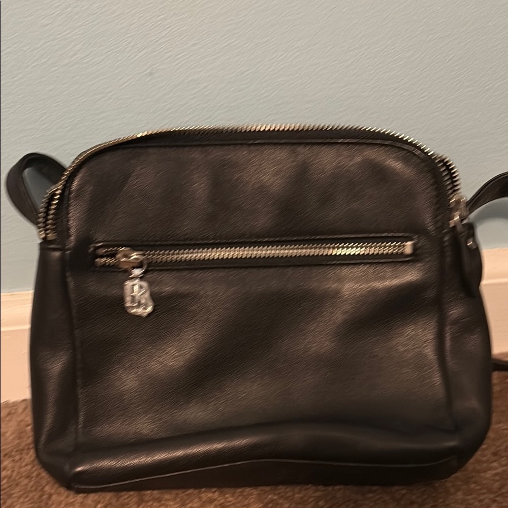 Ralph Lauren Black Leather Shoulder Bag